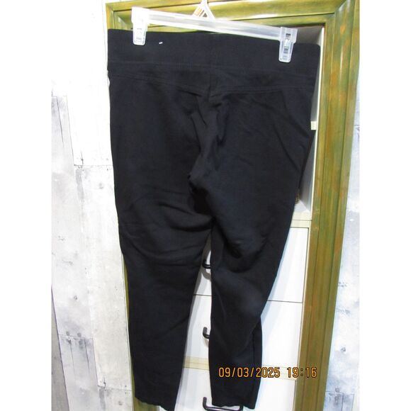 Loft Outlet size m leggings black fall winter stretchy pants - Picture 2 of 8